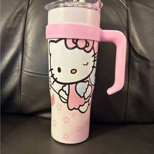 Hello Kitty Pink and White Tumbler